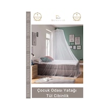 Yatakcibinliği Sinek Koruyucu Estetik Dekoratif Şık Yetişkin Çocuk Rahat Uyku Tül Oda Cibinlik