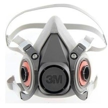 3M  6200 Yarım Yüz Gaz Maskesi + 2138 P3 Organik Ozon Filtresi