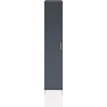 Hyperion Dolap 3 Raflı Tek Kapaklı 44x44x221 Antrasit-antrasit Antrasit