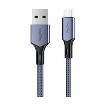 Veggieg Usb-a To Usb-c 60w 3a Type-c Hızlı Şarj Ve Data Kablosu 2 Metre