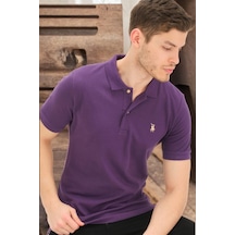 T8561 Dewberry Erkek Tshırt-açık Mor