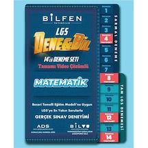 Bilfen 8.sınıf Matematik Dene&bil 14 Lü Deneme Seti
