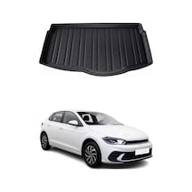 Vw Polo Comfortline-highline 2018+ Uyumlu Araca Özel Kauçuk Tpe Bagaj Havuzu Siyah Alt Kademe İçin