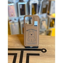 Apple Apple iPhone 14 Pro Max Uyumlu Sevimli Hayvan Figürlü Yumuşak Silikon Telefon Kılıfı