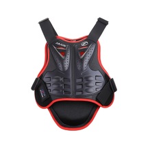 Suntek Dirtbike Red M Için Motosiklet Koruma Yeleği Omurga