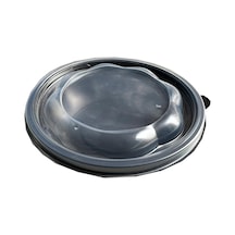 Şeffaf Kapaklı Sıcak Soğuk Isıya Dayanıklı Yemek Salata Kabı 500 Gr. - Yuvarlak - 18 Cm. - 50 Adet