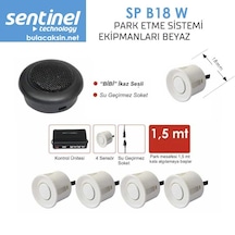 Sentinel Park Sensörü Ses İkazlı 18mm Beyaz