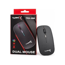 Turbox Trx-15m Dual Mouse Wireless+bluettoth Siyah Rgb Optik Mouse Wıreless Mouse