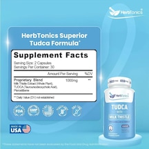 Tudca With Milk Thistle 1000 Mg 60 Kapsül