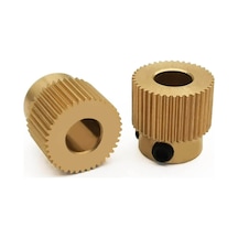 Koodmax 5 Adet Mk8 Extruder 40 Diş 5mm Pirinç Özel Tel Besleme Ekstrüzyon Tekerleği Dişlisi