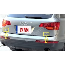 Q7 3.6 Fsı Quattro Uyumlu Q7-3.6 Ve Quattro Krom Bagaj Yazısı Seti 3m 3d Abs