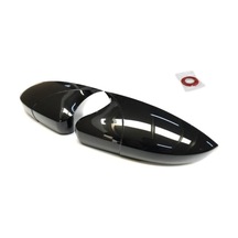 W204 2007-2014 Yarasa Ayna Kapağı Piano Black