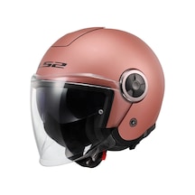Ls2 Classy Güneş Vizörlü Kask Mat Gold Pembe