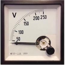 72x72 250v Voltmetre