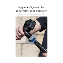 Telesın Cqm-001 Manyetik Emme Adaptörü Tripod Adaptörü Siyah