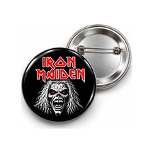 Iron Maiden - Eddie - 58mm Rozet Çok Renkli