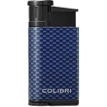 Colibri Evo Tek Torch Pürmüz Mavi Karbonfiber Puro Çakmağı