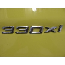 Bmw 330xi Krom Bagaj Yazısı İthal Ürün A++ Kalite