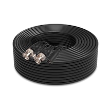 Vkemall Güvenlik Kamerası İçin 18.3m/60ft Uzunlukta Çiftli Video Güç Kablosu - Kolay Kurulum, Dayanıklı Ve Geniş Uyumluluk