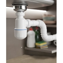 Lavabo Sifon Seti Esnek Borulu Koku Engelleyici Sızdırmaz Ve Kolay Montajlı