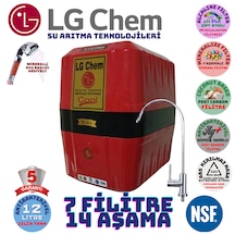Lg Chem Cool Kırmızı Siyah 12 Lt 7 Fl 14 Aşama Su Arıtma Cihazı