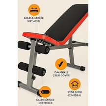 Ultra Dayanaıklı Ayarlanabilir Fonksiyonel Biceps Bench Ağırlık Sehpası Fitness Sehpa Karışık Tek Ebat