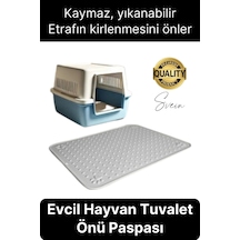 Svein Evcil Hayvan Tuvalet Önü Paspası Silikon Mama Kum Matı