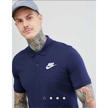 Nike Sportswear Polo Cotton Tee Navy Polo Yaka Tişört Lacivert Lacivert