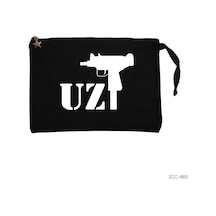 Zepplin Giyim Uzi Underground Siyah Clutch Astarlı Cüzdan / El Çantası