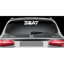 Seat Araba Arka Cam Sticker Yapıştırma