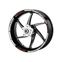 Deeb Yamaha Mt07 Jant Şeridi Beyaz Kırmızı Model X N11.8298