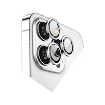 iPhone Uyumlu 15 Pro Max Bilvis Titan Kamera Lens - Gümüş