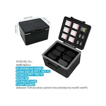 Novahub Jjc Kamera Pil Saklama Kutusu Sd/mikro Sd/cfexpress Tip A/b Hafıza Kartı Case