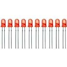 5mm 2v Kırmızı Led Paketi - 10 Adet