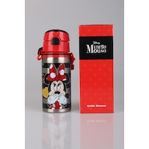 Dekomus İle Lisanslı Mınnıe Mouse Çelik Matara 500 Ml Diğer