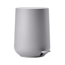Için Çöp Kutusu Kozmetik Kovası Banyo Için Çöp Kutusu Çap 20 5 Cm Yükseklik 23 5 Cm Kapasite 3 Litre Gri Gri Çok Renkli