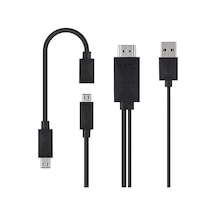 Hubrendy Sh Powermaster Micro Usb S2-s3-s4 Uyumlu Hdmı Çevirici Kablo 0