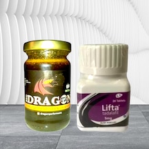 Dragon 110gr Birtkisel Macun + Liftta5mg 28tablet Set Formen Dragon 110gr Birtkisel Macun + Liftta5mg 28tablet Set Formen