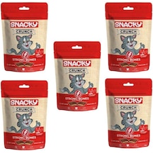 Snacky Crunch Strong-Bones Kedi Ödülü Tavuk-Peynir 60 Gr X 5 Adet
