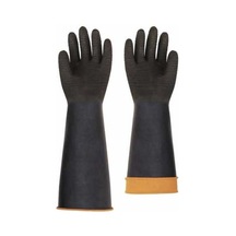 Kauçuk Eldiven Hava Ve Sıvı Geçirmeyen Yağlı Ortam Eldiveni Starline H2-45 No 11