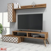 Variant Planet Tv Ünitesi - Beyaz / Ceviz