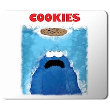 Cookies Kurabiye Canavarı Baskılı Mousepad Mouse Pad