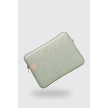 Mussen Hasır Laptop Çantası - Macbook Neo Air - Pro - 13" / 13.3" / 13.6" /14" İnç Hasır Mint Yeşil