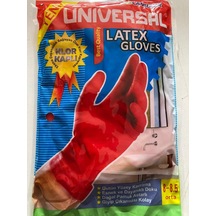 Üniversal Latex Bulaşık Eldiveni Süper Kalite Yeni 8 - 8.5-4 Adet