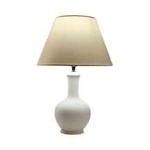 Milet Abajur, Yükseklik 45 Cm X Çap30 Beyaz