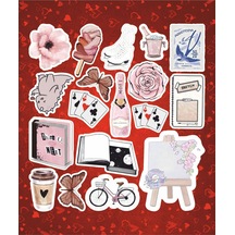 Sweety Temalı Sticker Seti Laptop Ajanda Pc Tablet Telefon Defter Etiket Bullet Journal Diğer