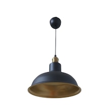 Rys Retro Metal Siyah Dekoratif Eskitme Duylu Kafe Siyah Içi Gold (536633280)