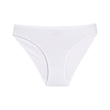 6 Adet Yıldız Bayan Bambu İz Yapmaz Bikini Külot Beyaz 3960 Beyaz