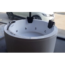 Alika 150x150 Çap Oval Jakuzi Küvet Sistem -1 8 Jet