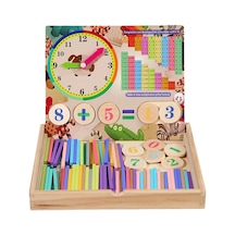 Suntek Montessori Oyuncak Çubukları Saat Öğrenme Numarası